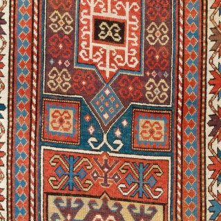 Antique Caucasian Kazak Rug, circa 1875