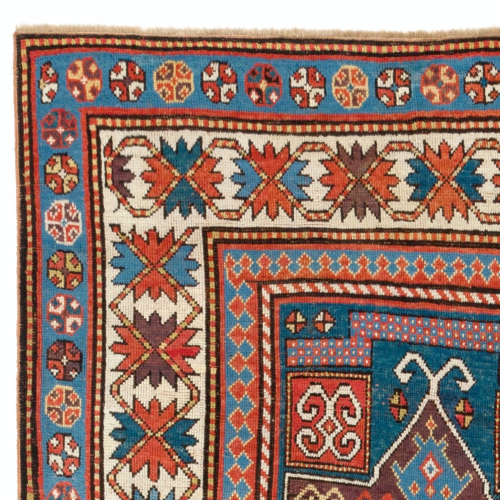 Antique Caucasian Kazak Rug, circa 1875
