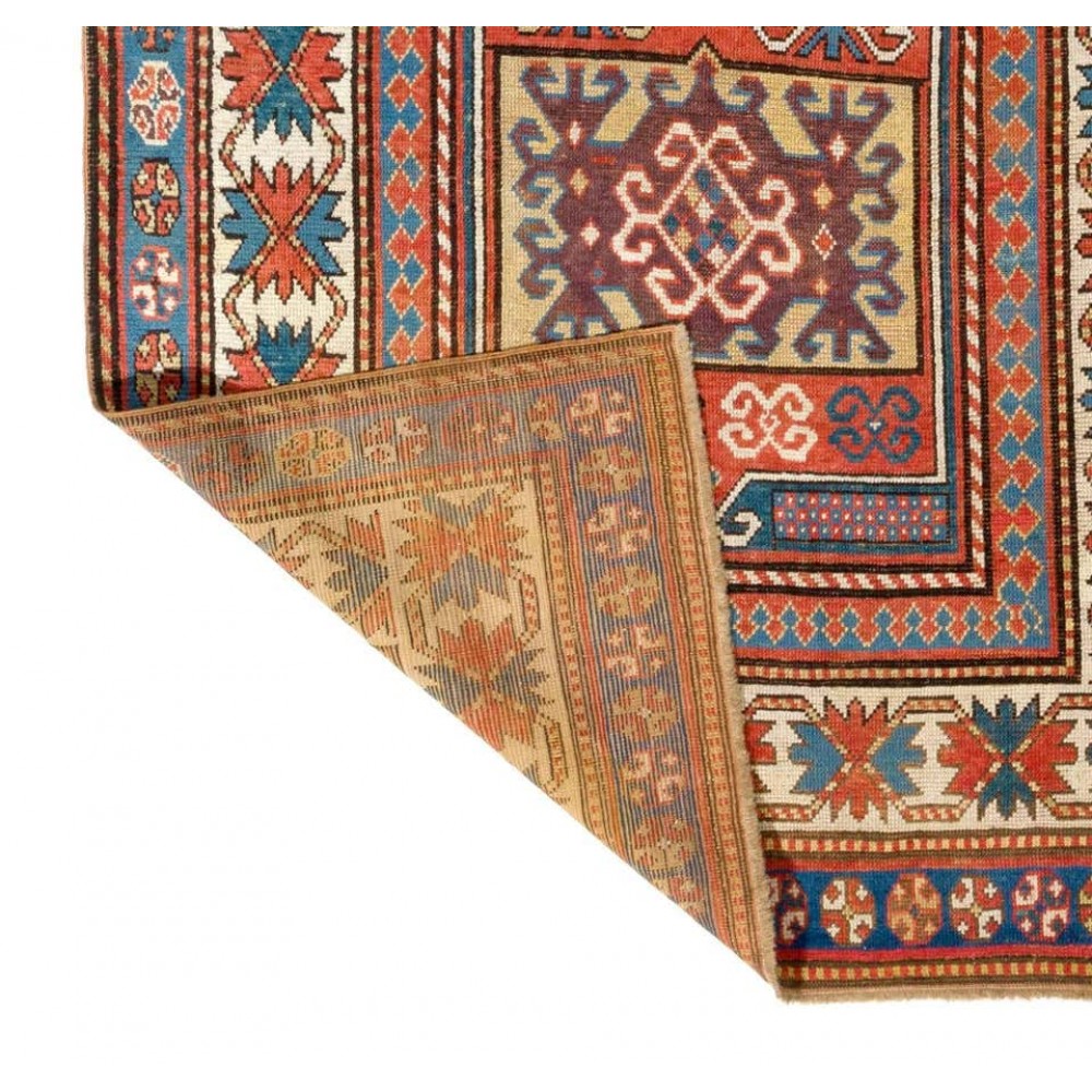 Antique Caucasian Kazak Rug, circa 1875