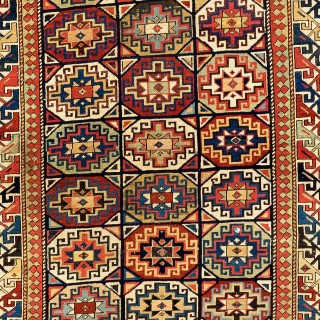 Antique Caucasian Shirvan Rug