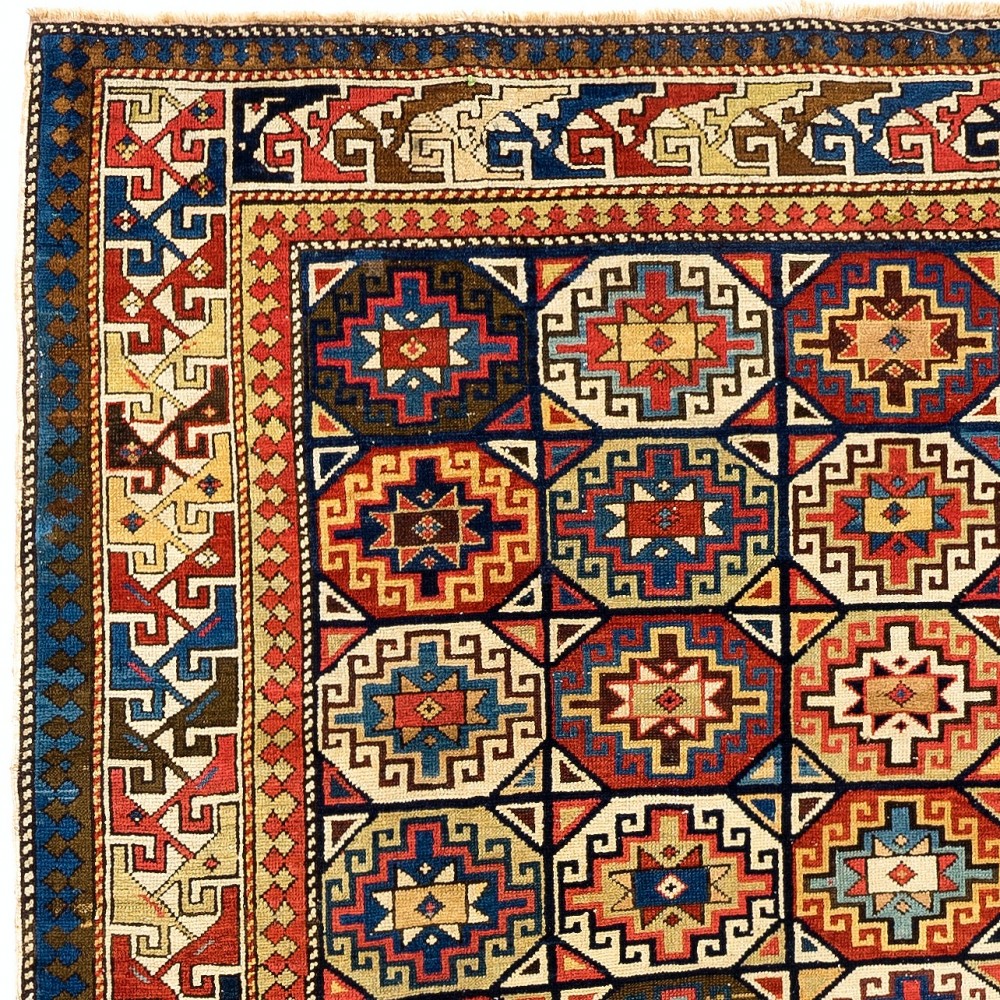 Antique Caucasian Shirvan Rug