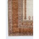 Vintage Anatolian Art Silk Prayer Rug