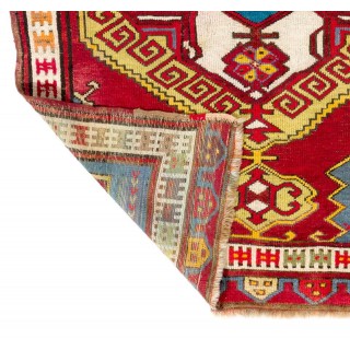 Antique Anatolian Karapinar Rug, Ca 1900