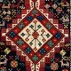 Antique Tribal Caucasian Shahsavan Rug Full Pile Excellent Condition, circa 1880