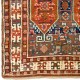 Antique Caucasian Karabakh Runner Rug, Full Pile, Ca 1880