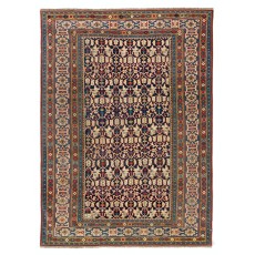 Fine Antique Caucasian Kuba Konaghend Rug, Dated 1867