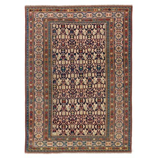 Fine Antique Caucasian Kuba Konaghend Rug, Dated 1867