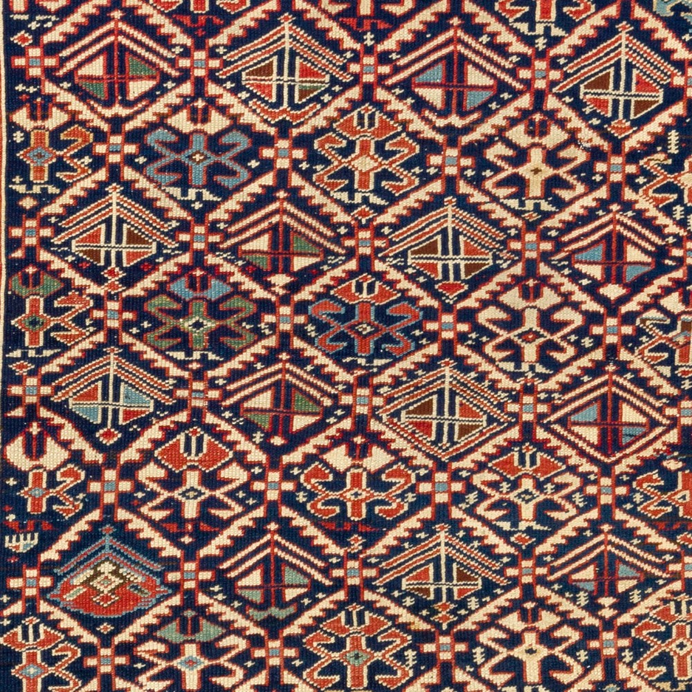 Antique Caucasiann Shirvan Rug, ca 1880