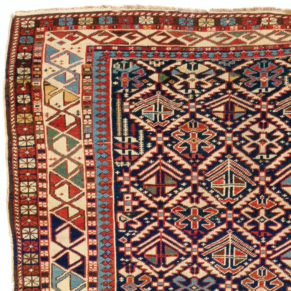 Antique Caucasiann Shirvan Rug, ca 1880