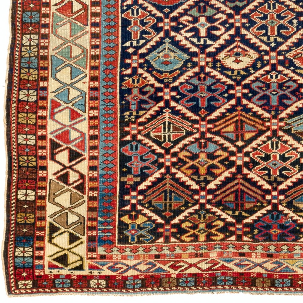 Antique Caucasiann Shirvan Rug, ca 1880