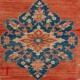Rare Antique Turkish Magri 'Fethiye' Wool Rug, Ca 1900