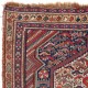 Antique Persian Shiraz Qashqai Rug, Ca 1890, 100% Wool