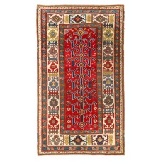 Top-Notch One of a Kind 19th Century Kazak Rug, Excellent Original Condition