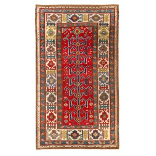 Top-Notch One of a Kind 19th Century Kazak Rug, Excellent Original Condition
