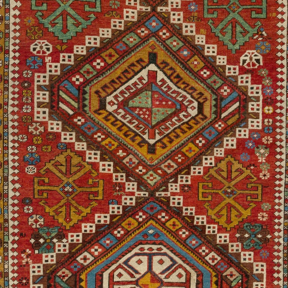 Antique Caucasian Shirvan Shahnazar Rug