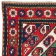 Antique Caucasian Gendje Kazak Rug with Diagonal Stripes