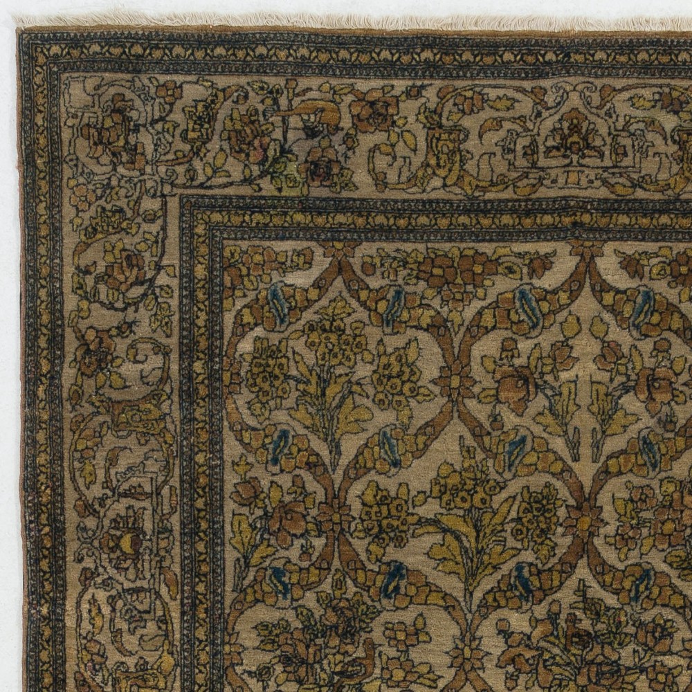 Antique Hand Knotted Turkish Rug, Circa 1920