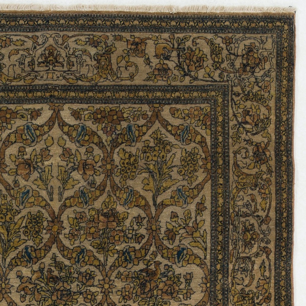 Antique Hand Knotted Turkish Rug, Circa 1920