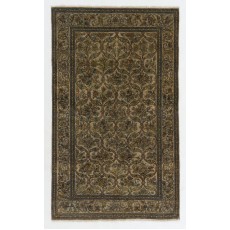Antique Hand Knotted Turkish Rug, Circa 1920
