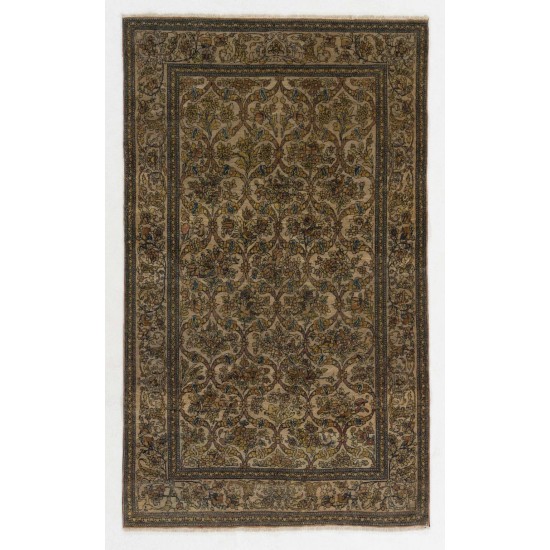 Antique Hand Knotted Turkish Rug, Circa 1920