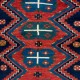 Antique Caucasian Kazak Rug, Circa 1900, All Original