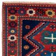 Antique Caucasian Kazak Rug, Circa 1900, All Original