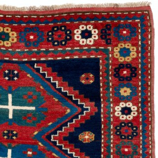 Antique Caucasian Kazak Rug, Circa 1900, All Original