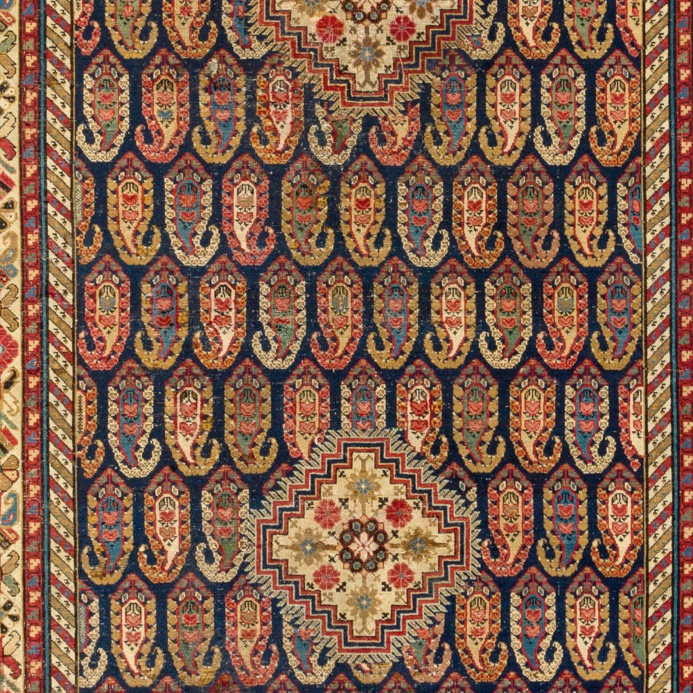 Antique Caucasian Khila Rug, Ca 1800, Museum Quality Collectors Runner