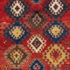 Antique Caucasian Kazak Rug, circa 1860, Original Good Condition