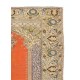 Antique Turkish Panderma Rug with Archway, Vase, Chandelier and Flowers