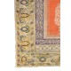 Antique Turkish Panderma Rug with Archway, Vase, Chandelier and Flowers