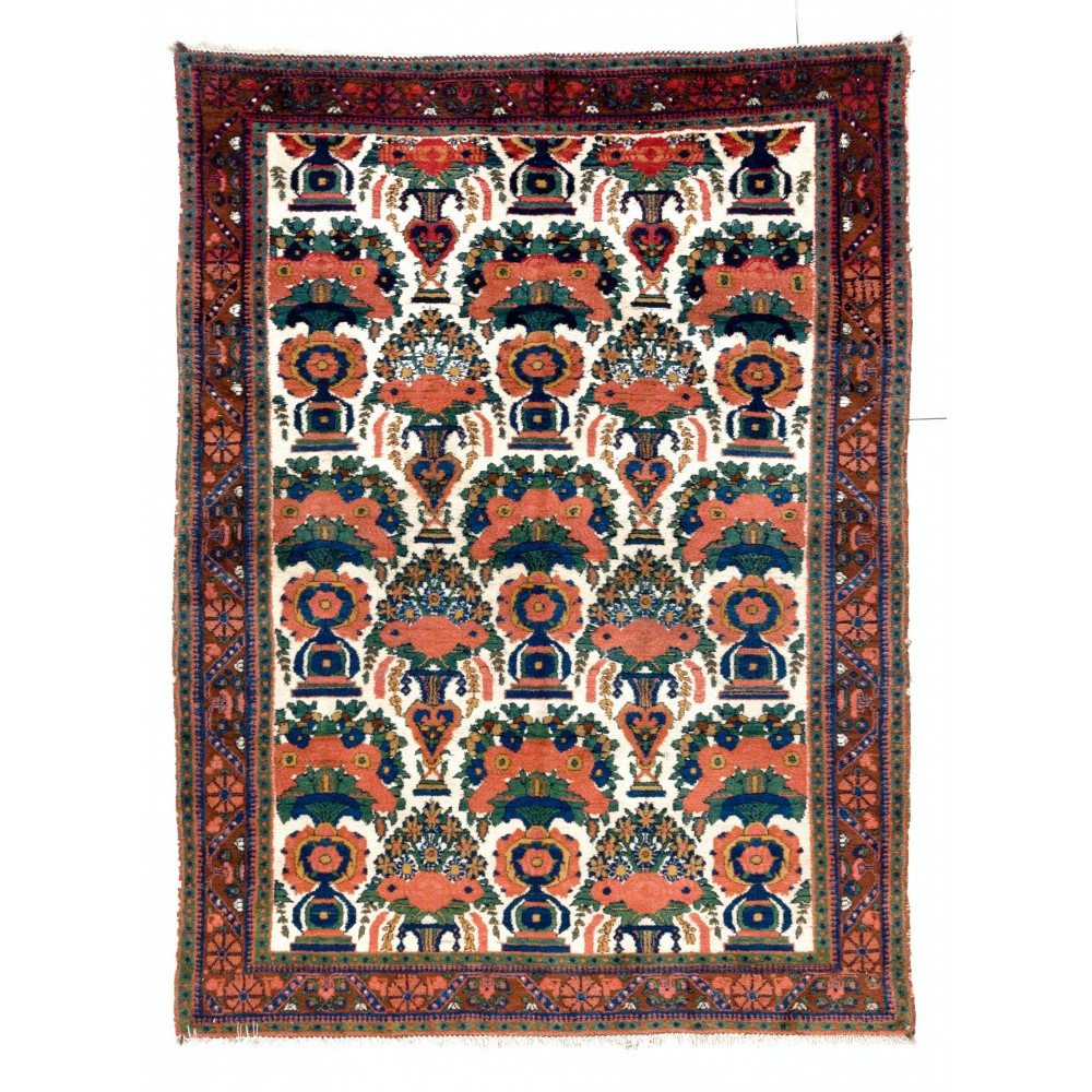 Antique Persian Tribal Afshar Rug, Excellent Original Condition