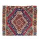 Rare Antique Handmade Anatolian Flat-Weave Kilim Rug, Ca 1875