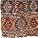 Antique Caucasian Shirvan Kilim Rug, Ca 1870, 100% Wool & Natural Dyes