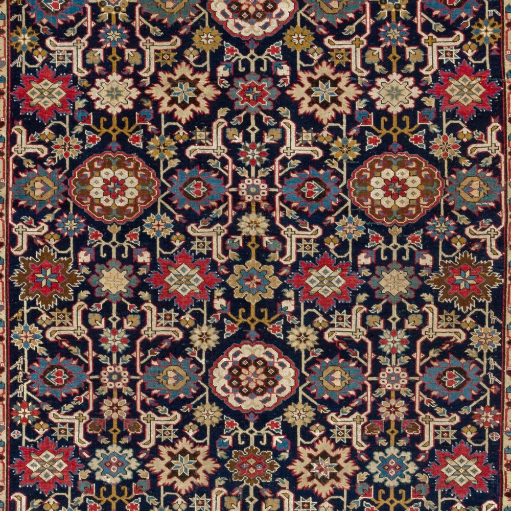 Museum Quality Antique Caucasian Kuba Rug, circa 1800