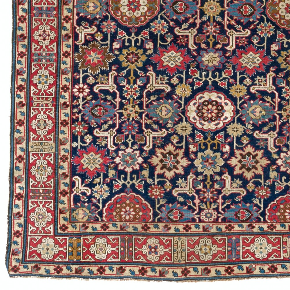Museum Quality Antique Caucasian Kuba Rug, circa 1800