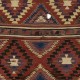 Antique Turkish Konya Kilim, Flat-Weave Rug. Ca 1850