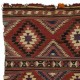 Antique Turkish Konya Kilim, Flat-Weave Rug. Ca 1850