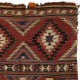 Antique Turkish Konya Kilim, Flat-Weave Rug. Ca 1850