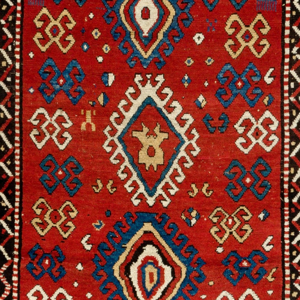 Antique Caucasian Kazak Rug
