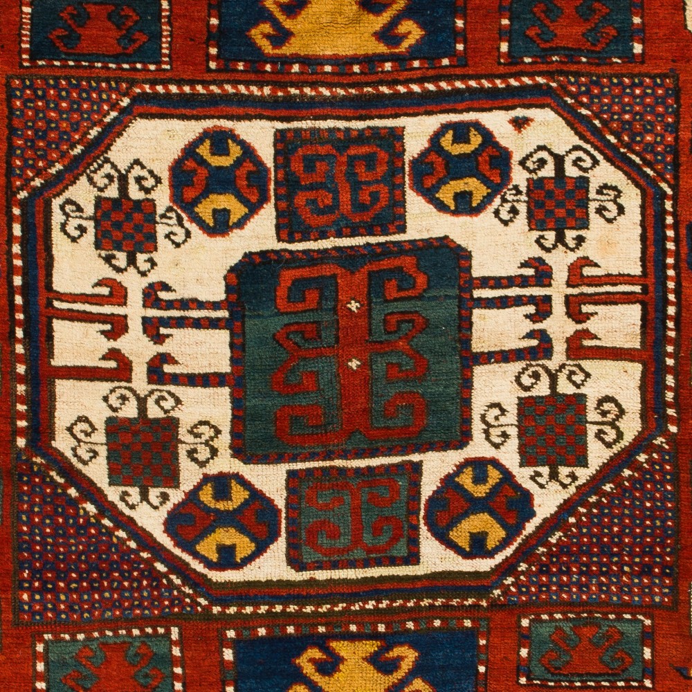 Antique Caucasian Karatchoph Kazak Rug