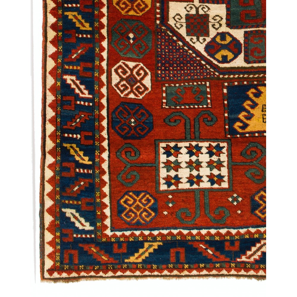 Antique Caucasian Karatchoph Kazak Rug