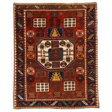 Antique Caucasian Karatchoph Kazak Rug, Circa 1870. Excellent Condition
