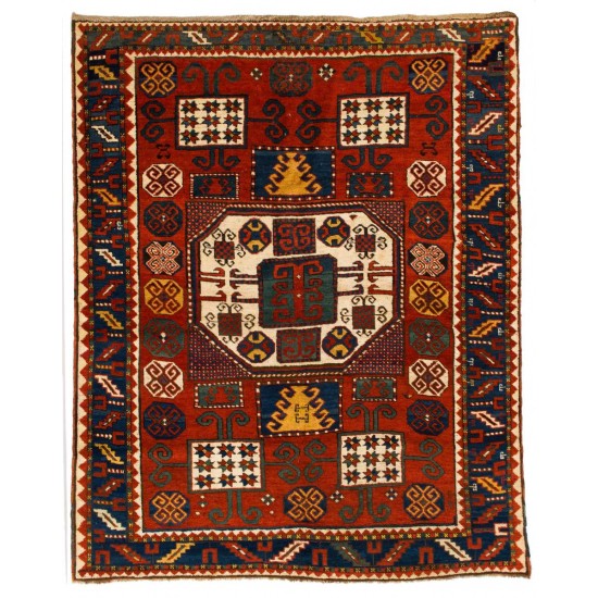 Antique Caucasian Karatchoph Kazak Rug