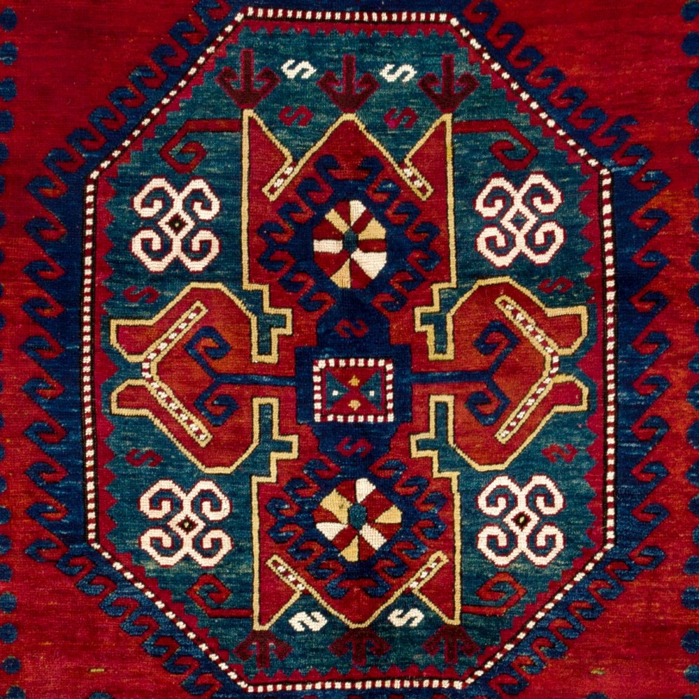 Antique Caucasian Lori Pambak Kazak Rug
