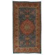 Rare Antique Double Sided "Angora" Wool Oushak Rug, Ca 1890