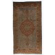 Rare Antique Double Sided "Angora" Wool Oushak Rug, Ca 1890