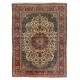 Antique Persian Isfahan Rug, Fine Traditional Oriental Wool Carpet