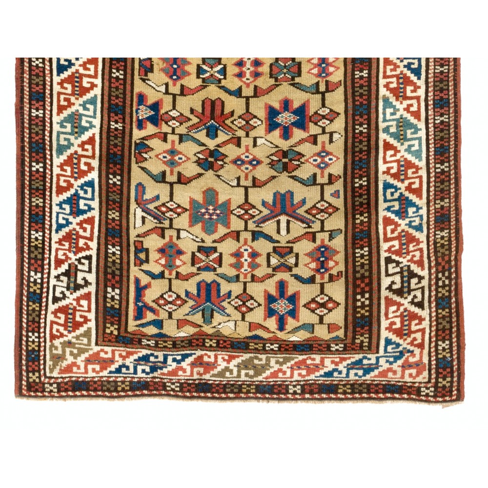 Antique Caucasian Daghestan Rug, Circa 1880
