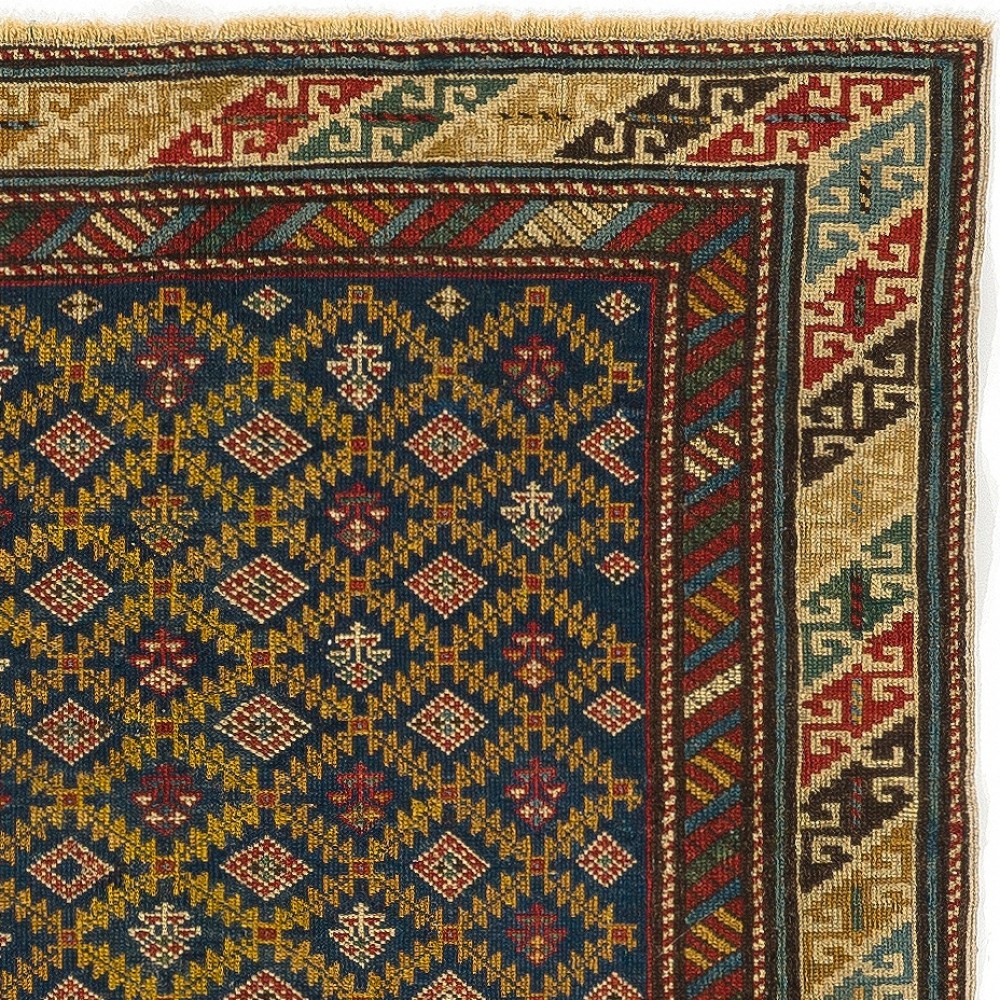 Antique Caucasian Karagashli Shirvan Rug, Ca 1910, One-of-a-Kind Carpet